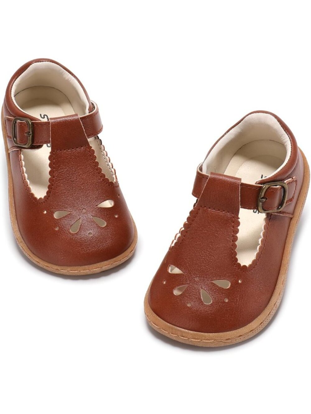 Toddler Girl Mary Jane Dress Shoes - Wide Ballet Flats for Parties & School